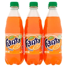 Fanta Orange Soda Bottles 6 Pack, 101.4 Fluid ounce