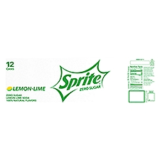 Sprite Zero Lemon-Lime Soda, 144 Fluid ounce