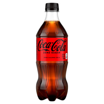 CocaCola Zero Sugar Cola, 20 fl oz Gourmet