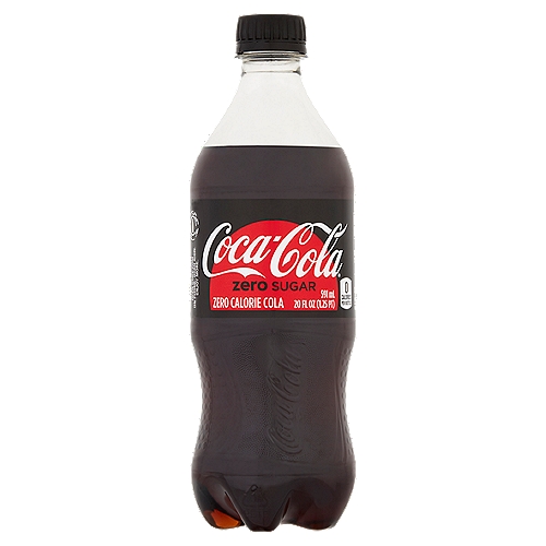 Coca-Cola Zero Sugar Cola, 20 fl oz
Zero Calorie Cola