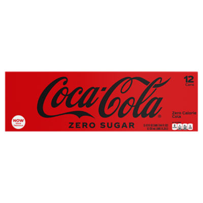  Coke Zero Sugar Cola Soda, 12 Ounce Can (Pack of 12) (Package  May Vary) : Grocery & Gourmet Food