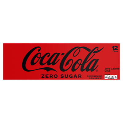 CocaCola Zero Sugar Fridge Pack Cans, 12 fl oz, 12 Pack The Fresh Grocer