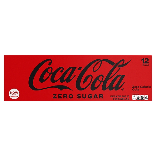 Coca-Cola Zero Sugar Fridge Pack Cans, 12 fl oz, 12 Pack
Soda. Pop. Soft drink. Sparkling beverage.

Whatever you call it, nothing compares to the refreshing, crisp taste of Coca-Cola Zero Sugar. Enjoy with friends, on the go or with a meal. Whatever the occasion, wherever you are, Coca-Cola Zero Sugar makes life's special moments a little bit better.

Every sip, every “ahhh,'' every smile—find that feeling with Coca-Cola Zero Sugar. Best enjoyed ice-cold for maximum refreshment. Grab a Coca-Cola Zero Sugar, take a sip and find your “ahhh'' moment.

Enjoy Coca-Cola Zero Sugar.