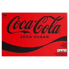 Coca-Cola Cans, 12 fl oz, 24 Pack, 288 Fluid ounce