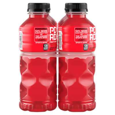 POWERADE Fruit Punch Bottles, 20 fl oz, 8 Pack