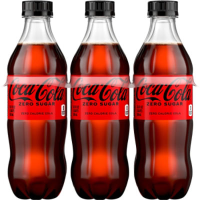 Coca-Cola Zero Sugar Cola, 16.9 fl oz, 6 count