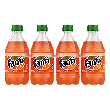 Fanta Orange Soda Bottles, 12 fl oz, 8 Pack