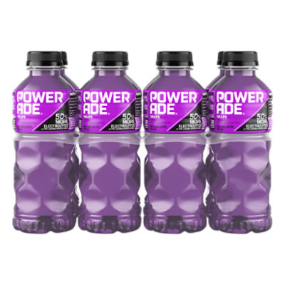 POWERADE Grape Bottles, 20 fl oz, 8 Pack