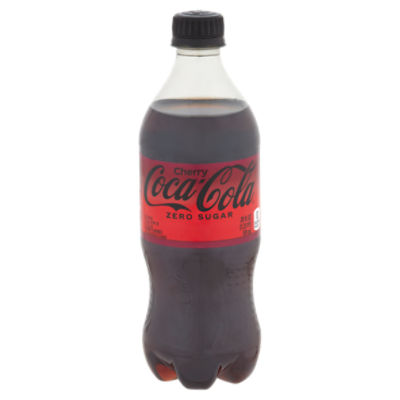 Coca-Cola Zero Sugar Cherry Flavored Soda, 20 fl oz