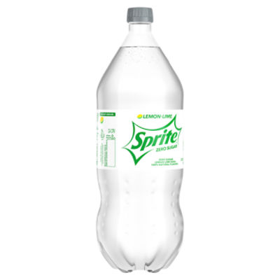 Sprite® Lemon Lime Zero Sugar Caffeine Free Soda Bottle, 2 liter