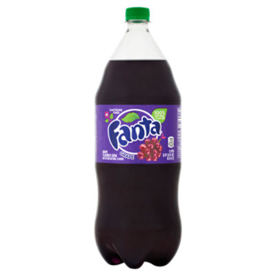 Fanta Grape Soda Bottle, 67.6 fl oz
