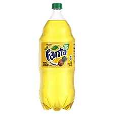 Fanta Pineapple Soda Bottle, 2 Liters, 67.6 Fluid ounce