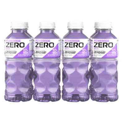 POWERADE Zero Grape Bottles, 20 fl oz, 8 Pack