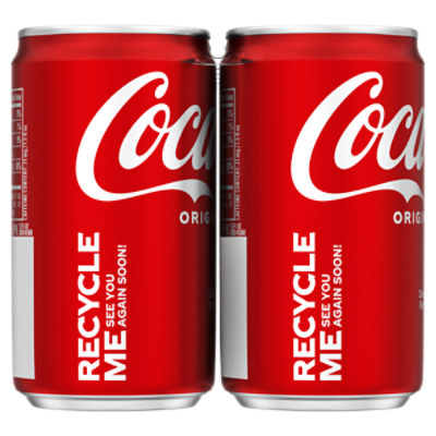 Coca-Cola Mini Original Cans 6 pack 7.5 oz – Beneprice