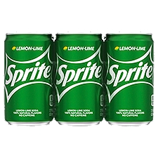Sprite Cans, 7.5 fl oz, 6 Pack, 45 Fluid ounce