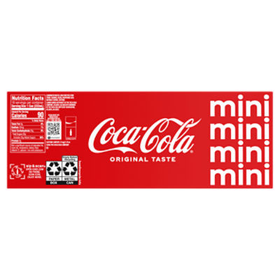 Coca-Cola Mini Soda, 7.5 Oz., 24/Carton (00049000061017)