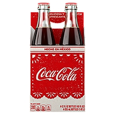 Coca-Cola Mexico Glass Bottles, 355 mL, 4 Pack