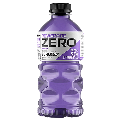 POWERADE Zero Grape Bottle, 28 fl oz