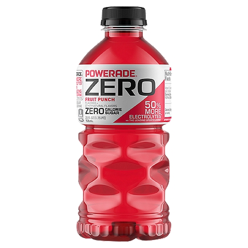 Powerade Zero Fruit Punch Bottle 28 Fl Oz