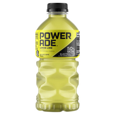 POWERADE Lemon Lime Bottle, 28 fl oz