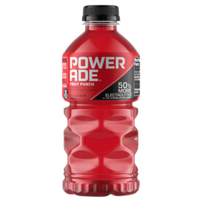 POWERADE Fruit Punch Bottle, 28 fl oz