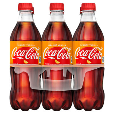 Coca-Cola Orange Vanilla Bottles, 16.9 fl oz, 6 Pack
