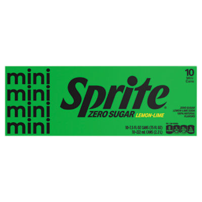 Sprite Zero Sugar Fridge Pack Cans, 7.5 fl oz, 10 Pack ShopRite