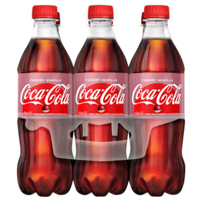 Coca-Cola Cherry Vanilla Bottles, 16.9 fl oz, 6 Pack