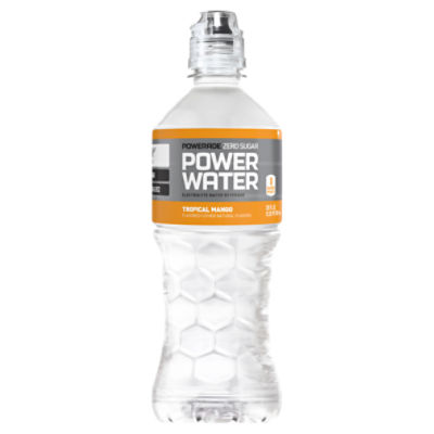 Powerade Power Water Zero Sugar, Tropical Mango Bottle