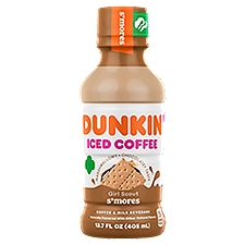 Dunkin' S'mores Iced Coffee Bottle, 13.7 fl oz