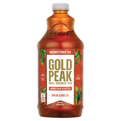 Gold Peak Unsweetened Black Tea Bottle, 59 fl oz