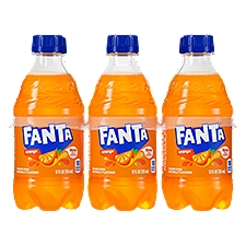 Fanta Orange Soda Bottles, 12 fl oz, 6 Pack