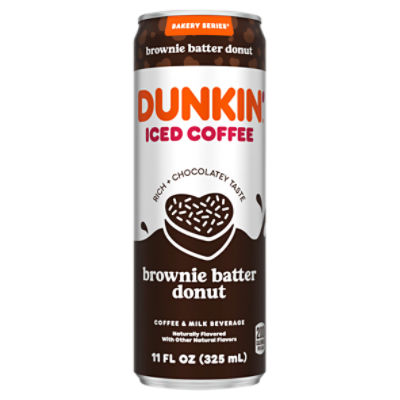 Dunkin' Brownie Batter Iced Coffee Can, 11 fl oz