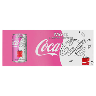 Coca-Cola Move Fridge Pack Cans, 7.5 fl oz, 10 Pack