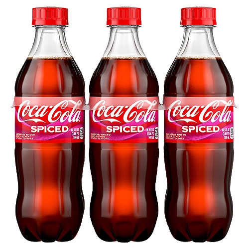 Coca-Cola Spiced Bottles, 16.9 fl oz, 6 Pack