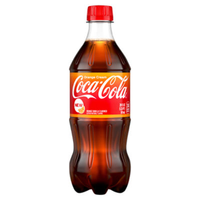 Coca-Cola Orange Cream Vanilla Flavored Soda, 20 fl oz