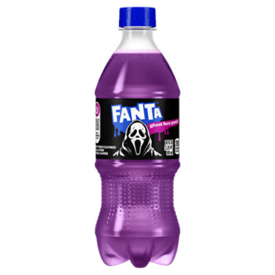 Fanta Ghost Face Berry Punch Flavored Soda, 20 fl oz, 20 Fluid ounce
