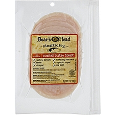 Boar's Head Simplicity Pre-Sliced All Natural Roasted Turkey Breast, 7 Ounce