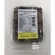 Fairway Pitted Olives 5 Type Mix, 16 Ounce