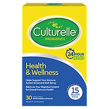 Culturelle Pro-Well Health & Wellness Probiotic Vegetarian Capsules, 30 count, 30 Each