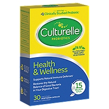 Culturelle Health & Wellness Probiotic Supplement, 30 count