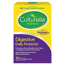 Culturelle Vegetarian Capsules, Digestive Health Daily Probiotic, 30 Each