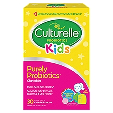 Culturelle Purely Probiotic Kids Supplement, 3+ Years, 30 count