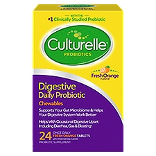 Culturelle Fresh Orange Flavor Digestive Daily Probiotic Supplement
