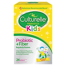 Culturelle Kids + Fiber Probiotic Supplement, 1+ Years, 24 count