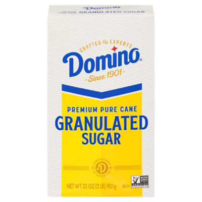 Domino Premium Pure Cane Granulated Sugar 2 lb, 2 Pound