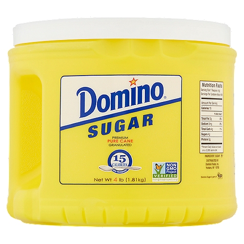 Domino Premium Pure Cane Granulated Sugar, 4 lb