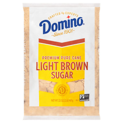 Domino Premium Pure Cane Light Brown Sugar 2 lb