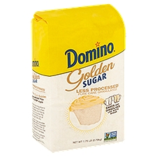 Domino Pure Cane Granulated Golden Sugar, 1.75 lb