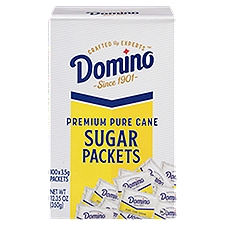 Domino Premium Pure Cane Sugar 100-1/8 oz Packets